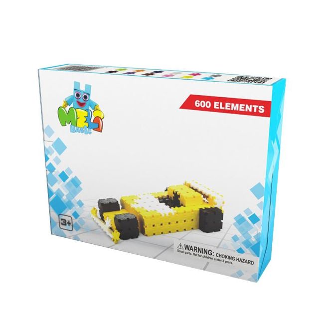 Set de constructie creativa Basic 600 piese, Meli KDGML50010