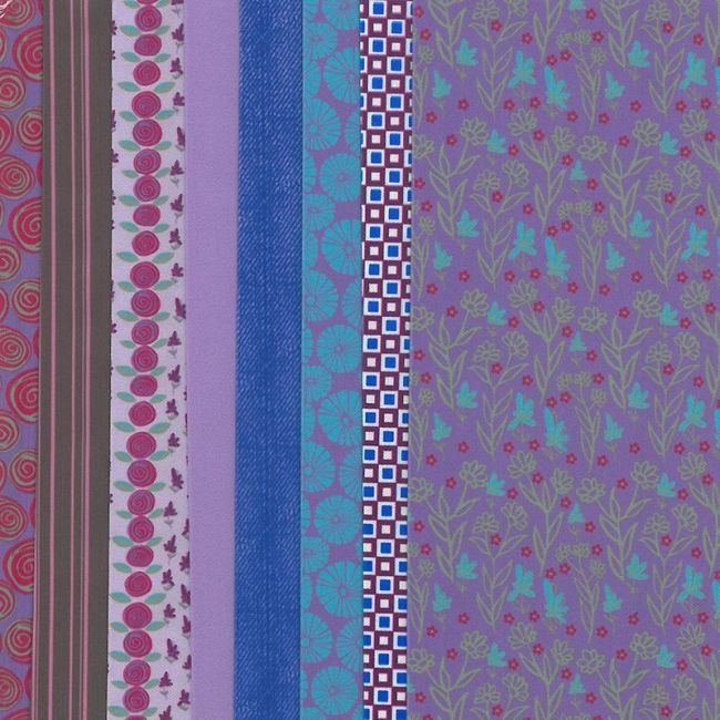 Set de materiale hainute pentru papusi Couture Purple, Dress Your Doll KDGPN-0164675