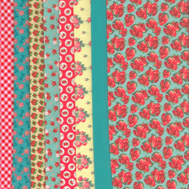Set de materiale hainute pentru papusi Couture Red Roses, Dress Your Doll KDGPN-0164687