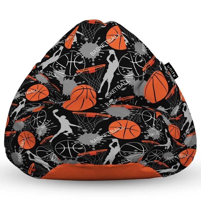 Fotoliu Units Puf Bean Bag tip para L, impermeabil, indoor/outdoor, sac interior, cu maner, 80 x 80 x 60 cm, basket BEANUNB-PR-L-EXT-088