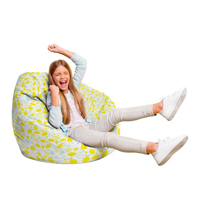 Fotoliu Units Puf Bean Bag tip para L, impermeabil, indoor/outdoor, sac interior, cu maner, 80 x 80 x 60 cm, lamai BEANUNB-PR-L-EXT-028