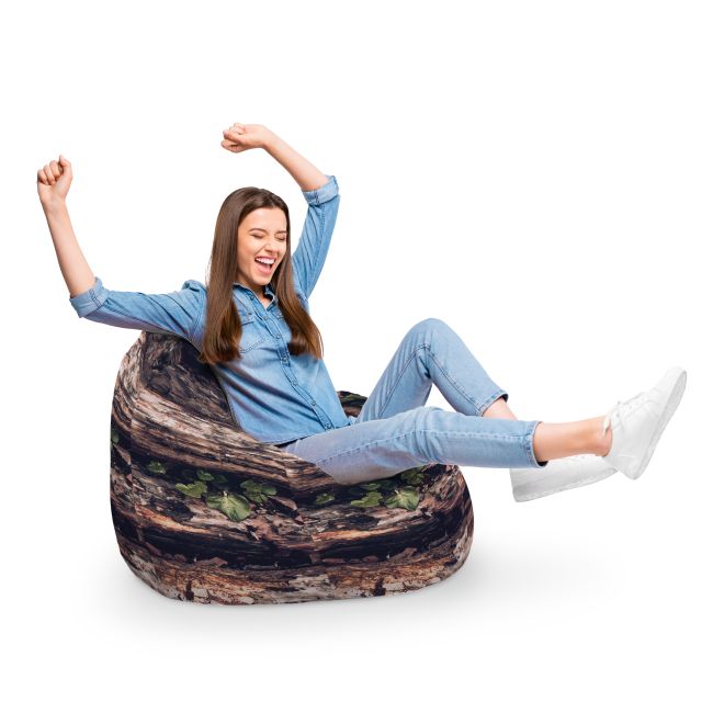 Fotoliu Units Puf Bean Bag tip para XL, impermeabil, indoor/outdoor, sac interior, cu maner, 90 x 85 x 65 cm, scoarta BEANUNB-PR-XL-EXT-019