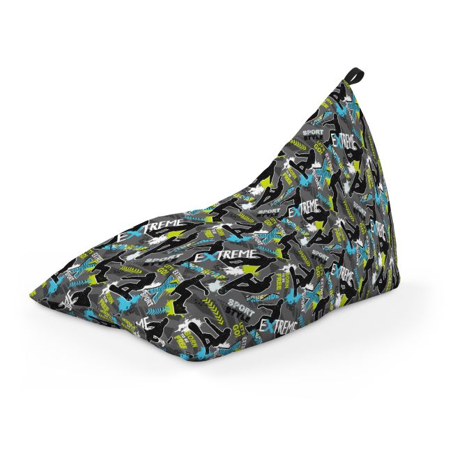 Fotoliu Units Puf Bean Bag tip Lounge, impermeabil, indoor/outdoor, sac interior, cu maner, 155 x 83 x 65 cm, X-sport BEANUNB-LGA-L-EXT-093