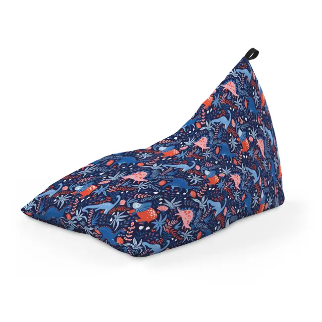 Fotoliu Units Puf Bean Bag tip Lounge, impermeabil, indoor/outdoor, sac interior, cu maner, 155 x 83 x 65 cm, dinozauri nocturni BEANUNB-LGA-L-EXT-112