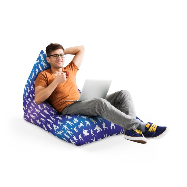 Fotoliu Units Puf Bean Bag tip Lounge, impermeabil, indoor/outdoor, sac interior, cu maner, 155 x 83 x 65 cm, fortnite BEANUNB-LGA-L-EXT-129