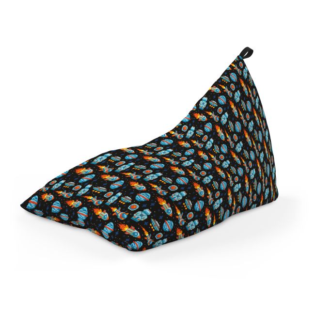 Fotoliu Units Puf Bean Bag tip Lounge, impermeabil, indoor/outdoor, sac interior, cu maner, 155 x 83 x 65 cm, game space retro BEANUNB-LGA-L-EXT-124