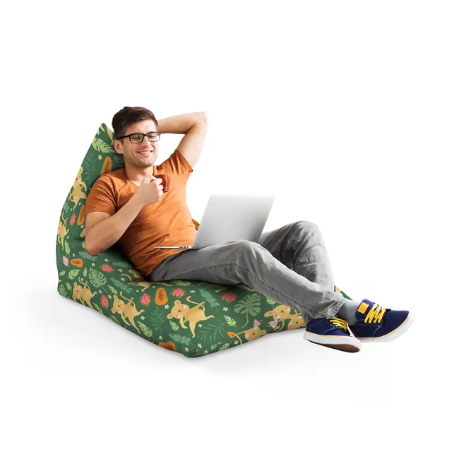 Fotoliu Units Puf Bean Bag tip Lounge, impermeabil, indoor/outdoor, sac interior, cu maner, 155 x 83 x 65 cm, maimute BEANUNB-LGA-L-EXT-054