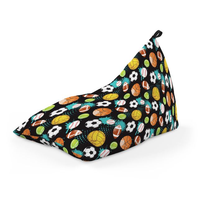 Fotoliu Units Puf Bean Bag tip Lounge, impermeabil, indoor/outdoor, sac interior, cu maner, 155 x 83 x 65 cm, mingi BEANUNB-LGA-L-EXT-087