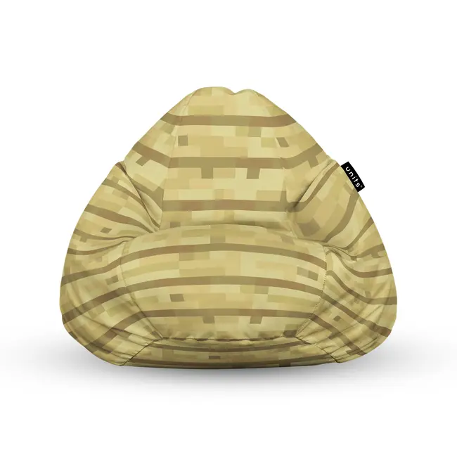 Fotoliu Units Puf Bean Bag tip para XL, impermeabil, indoor/outdoor, sac interior, cu maner, 90 x 85 x 65 cm, Minecraft Cutie BEANUNB-PR-XL-EXT-196