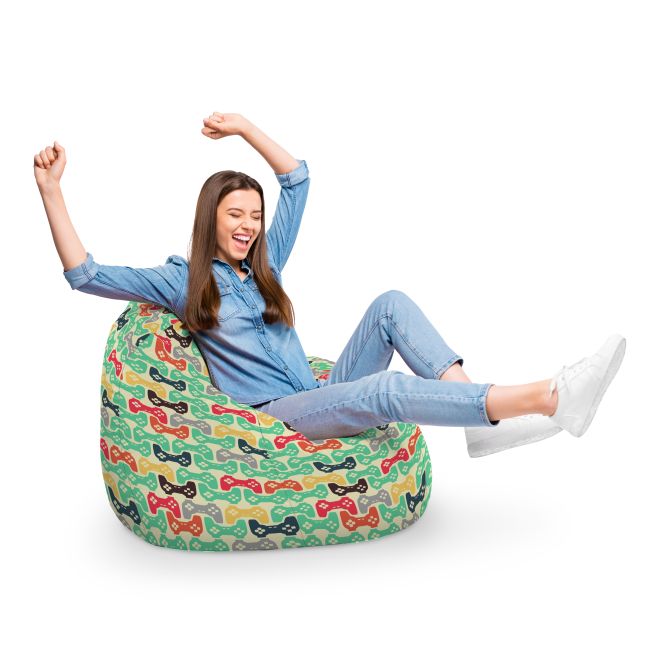 Fotoliu Units Puf Bean Bag tip para XL, impermeabil, indoor/outdoor, sac interior, cu maner, 90 x 85 x 65 cm, controllers BEANUNB-PR-XL-EXT-122