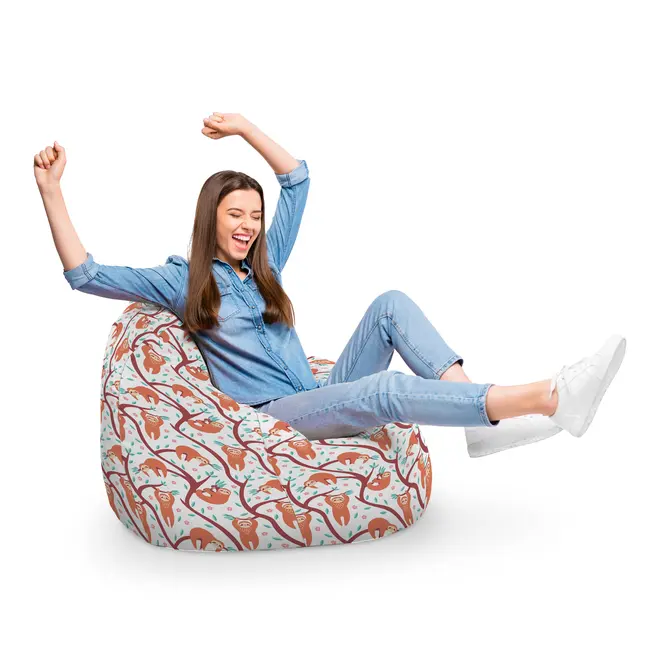 Fotoliu Units Puf Bean Bag tip para XL, impermeabil, indoor/outdoor, sac interior, cu maner, 90 x 85 x 65 cm, lenesi in copaci BEANUNB-PR-XL-EXT-108