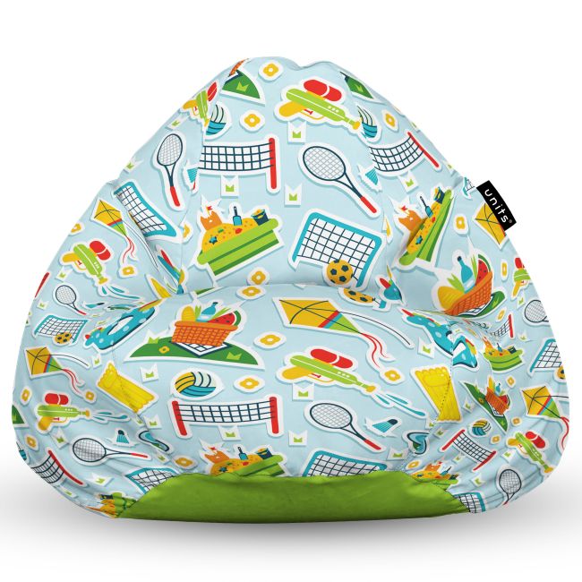 Fotoliu Units Puf Bean Bag tip para XL, impermeabil, indoor/outdoor, sac interior, cu maner, 90 x 85 x 65 cm, sporturi in aer liber BEANUNB-PR-XL-EXT-091