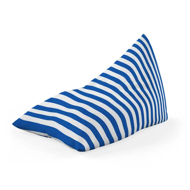 Fotoliu Units Puf Bean Bag tip Lounge, impermeabil, indoor/outdoor, sac interior, cu maner, 155 x 83 x 65 cm, Regular Stripes, Blue BEANUNB-LGA-L-EXT-167