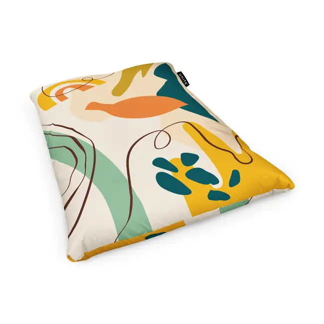 Fotoliu Units Puf Bean Bag tip Perna, impermeabil, indoor/outdoor, sac interior, 115 x 150 x 25 cm, abstract jungle BEANUNB-PL-L-EXT-030