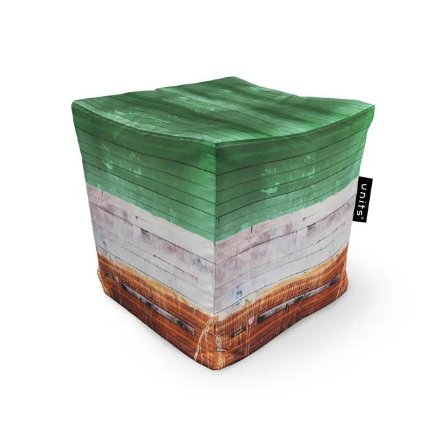 Fotoliu Units Puf Bean Bag tip cub, impermeabil, lemn vopsit BEANUNB-CU-045-013