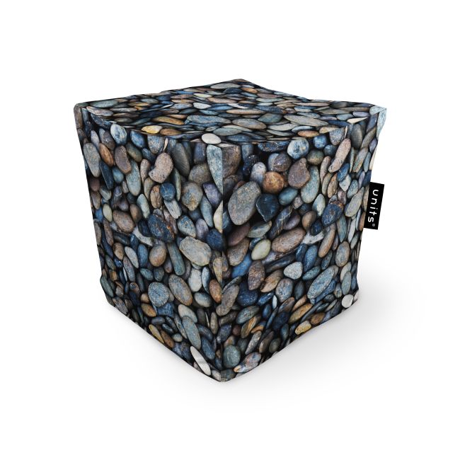 Fotoliu Units Puf Bean Bag tip cub, impermeabil, pietricele BEANUNB-CU-045-018