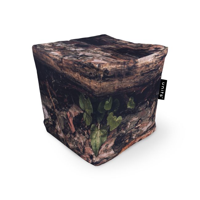 Fotoliu Units Puf Bean Bag tip cub, impermeabil, scoarta copac BEANUNB-CU-045-019