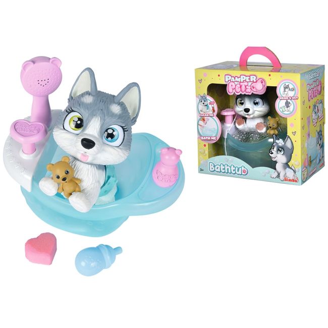 Jucarie simba caine pamper petz bathtub cu accesorii hubs105953560