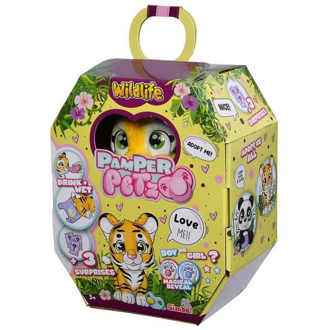 Jucarie simba tigru pamper petz tiger cu accesorii hubs105953575