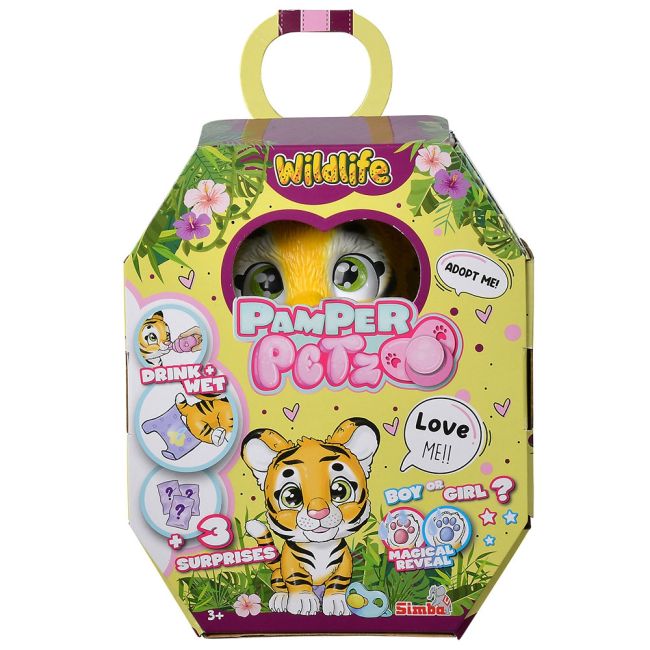 Jucarie simba tigru pamper petz tiger cu accesorii hubs105953575