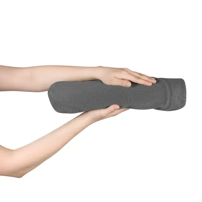 Lionelo - Fotoliu balansoar June AIR, Cu arcada cu jucarii, Ergonomic, Permite circulatia aerului, Balansare manuala, Pliabil, 0 luni+, Gri BYNLO-JUNE_AIR_GREY_STONE