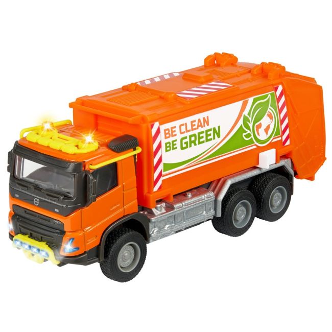 Masina de gunoi majorette volvo garbge collector cu tomberon hubs213743000