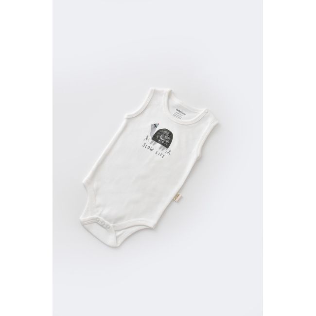Set Broscuta cu salopeta si body din 80%bumbac organic si 20% poliester - Antracit, Baby Cosy (Marime: 6-9 luni) JEMBC-CSYK6020-6