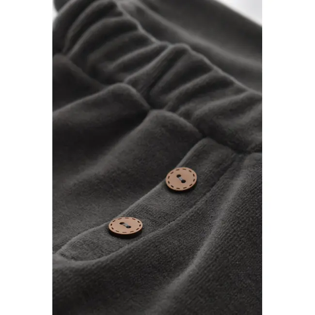 Set Ursulet cu bluzita cu fermoar si gluga si panataloni lungi din 80%bumbac organic si 20% poliester - Antracit, Baby Cosy (Marime: 9-12 luni) JEMBC-CSYK6016-9