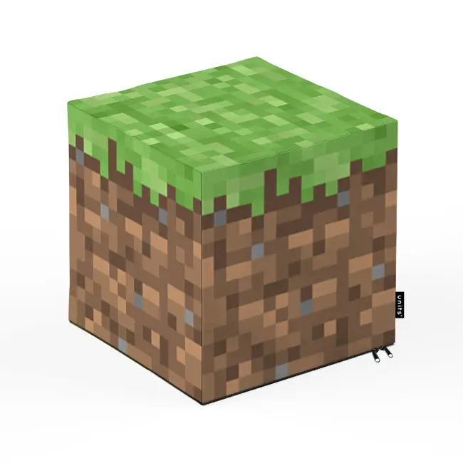 Taburet Units, cub, Minecraft, 30 x 30 x 30 cm BEANUN-CU-030-V4