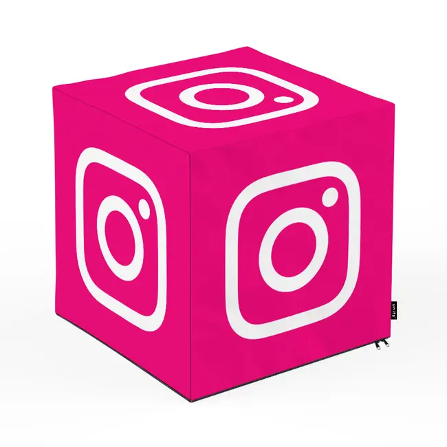 Taburet Units, cub, Social Media 1, 45 x 45 x 45 cm BEANUN-CU-045-V4