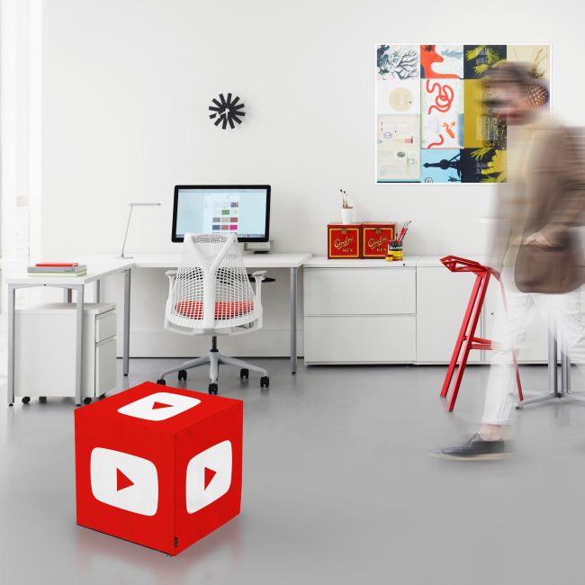 Taburet Units, cub, Social Media 3, 45 x 45 x 45 cm BEANUN-CU-045-V6