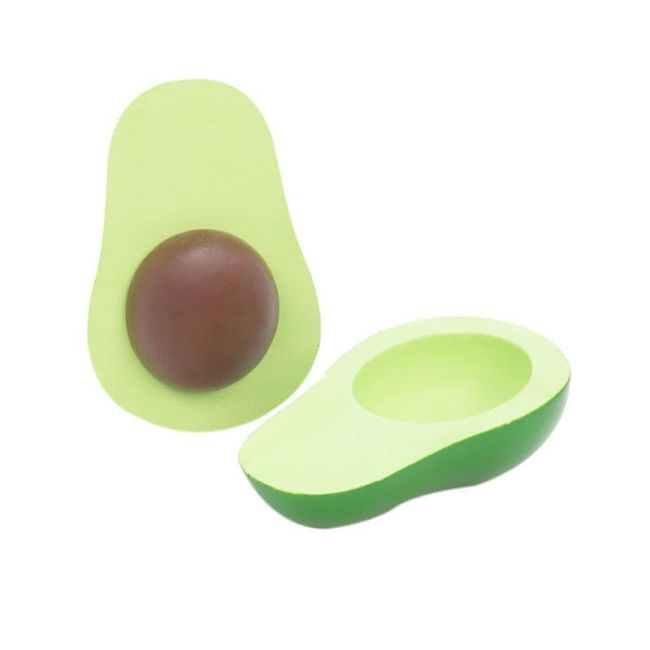 Avocado de jucarie, din lemn, MAMAMEMO KDGAS85443