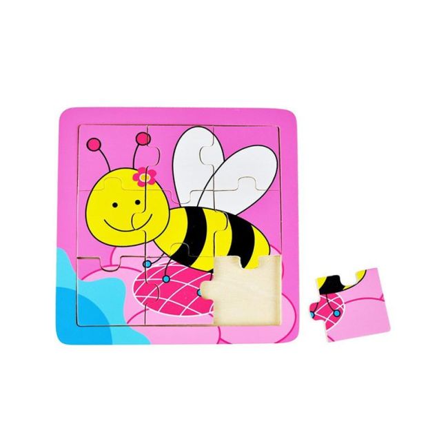 Puzzle educativ albina, 18m+ MAMAMEMO KDGAS85288