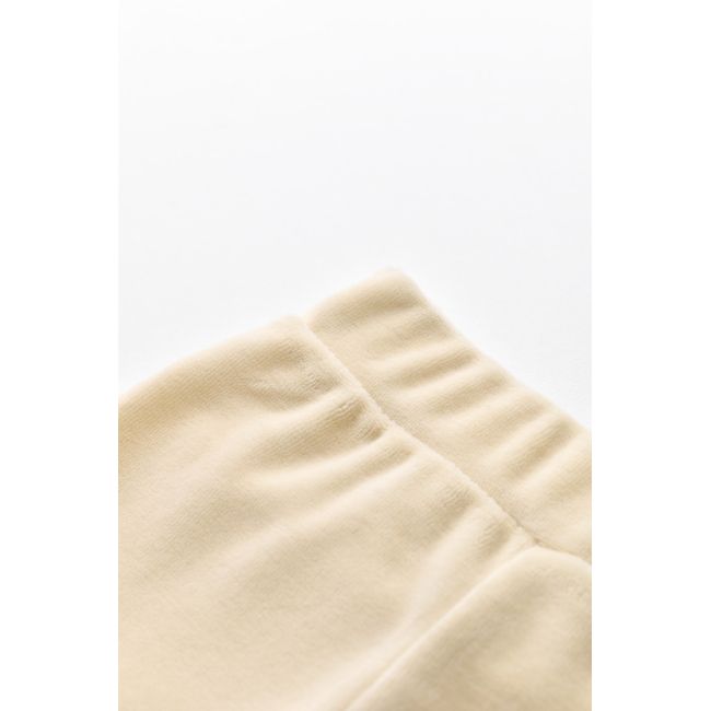 Set 3 piese Broscuta cu body, pantalonasi si vestuta din 80%bumbac organic si 20% poliester - Crem, Baby Cosy (Marime: 18-24 Luni) JEMBC-CSYK6023-18