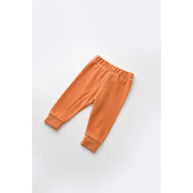 Set 3 piese Broscuta cu body, pantalonasi si vestuta din 80%bumbac organic si 20% poliester - Portocaliu, Baby Cosy (Marime: 12-18 Luni) JEMBC-CSYK6025-12