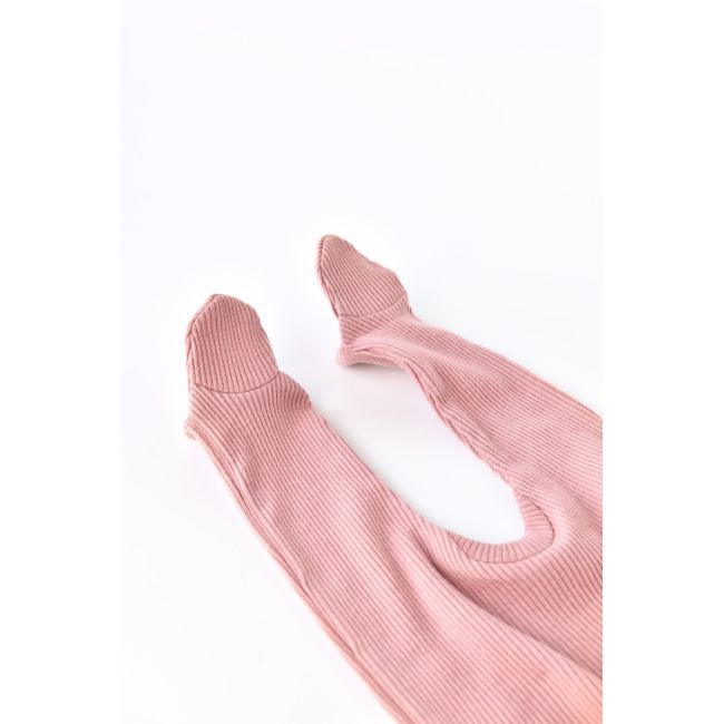 Set 4 piese: bluza, pantaloni, caciulita si manusi din bumbac organic si modal - Rose, Baby Cosy (Marime: 6-9 luni) JEMBC-CSYM24502-6