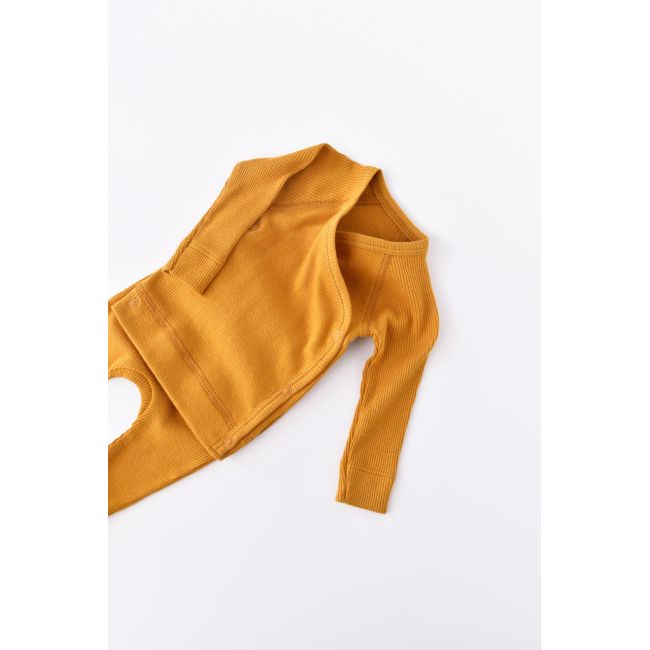 Set 4 piese: bluza, pantaloni, caciulita si manusi din bumbac organic si modal - Sofran, Baby Cosy (Marime: 0-3 Luni) JEMBC-CSYM24505-0