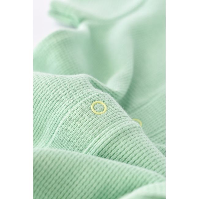 Salopeta cu panataloni scurti - 100% bumbac organic - Mint, Baby Cosy (Marime: 18-24 Luni) JEMBC-CSYW1013-18