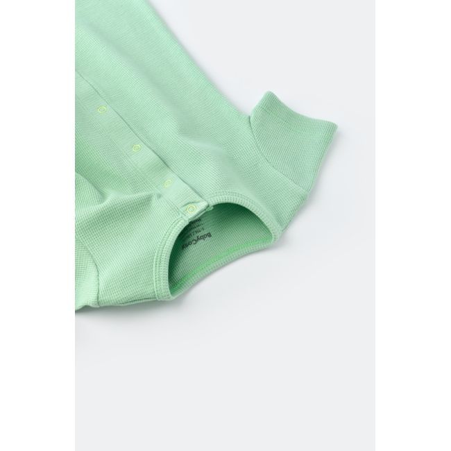 Salopeta cu panataloni scurti - 100% bumbac organic - Mint, Baby Cosy (Marime: 9-12 luni) JEMBC-CSYW1013-9