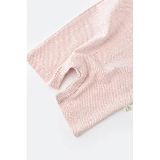 Salopeta cu panataloni scurti - 100% bumbac organic - Roz, Baby Cosy (Marime: 12-18 Luni) JEMBC-CSYW1017-12