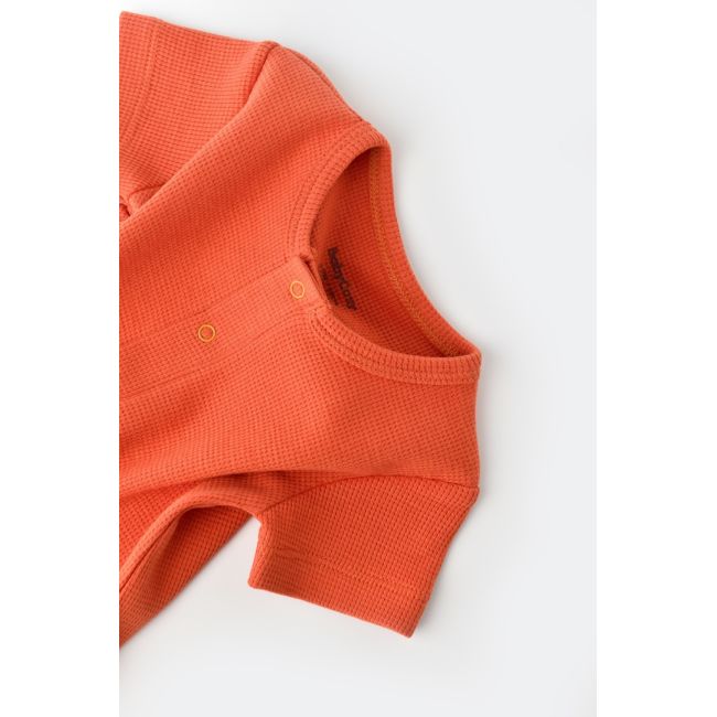 Salopeta cu panataloni scurti - 100% bumbac organic - Scortisoara, Baby Cosy (Marime: 6-9 luni) JEMBC-CSYW1015-6