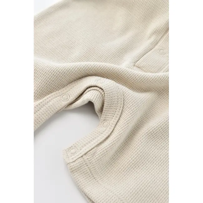 Salopeta cu panataloni scurti - 100% bumbac organic - Stone, Baby Cosy (Marime: 12-18 Luni) JEMBC-CSYW1012-12