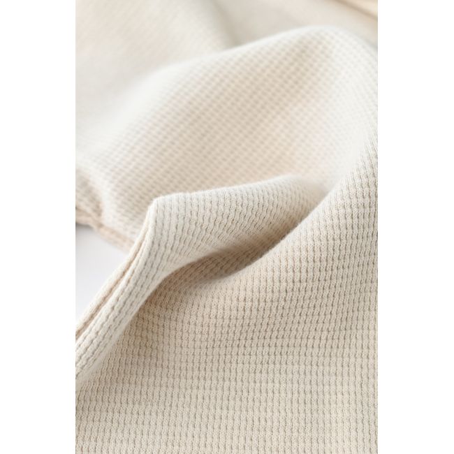 Salopeta cu panataloni scurti - 100% bumbac organic - Stone, Baby Cosy (Marime: 3-6 Luni) JEMBC-CSYW1012-3