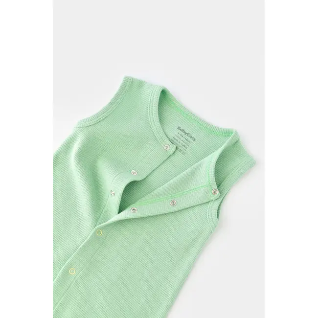 Salopeta fara maneci si panataloni scurti - 100% bumbac organic - Mint, Baby Cosy (Marime: 9-12 luni) JEMBC-CSYW1007-9