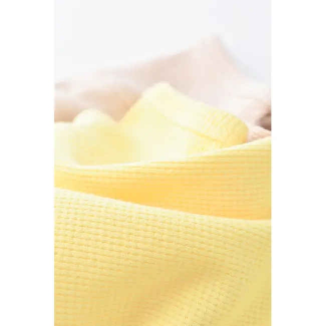 Set 2 body-uri bebe unisex -100% bumbac organic - Galben/Roz, Baby Cosy (Marime: 3-6 Luni) JEMBC-CSYW1005-3