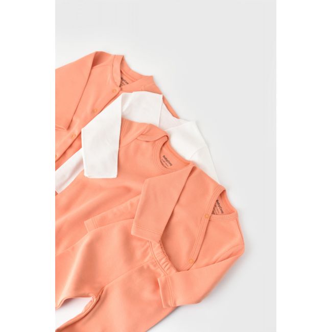 Set de 10 piese pentru nou nascut - 100% bumbac organic - Roz, Baby Cosy JEMBC-CSY5108