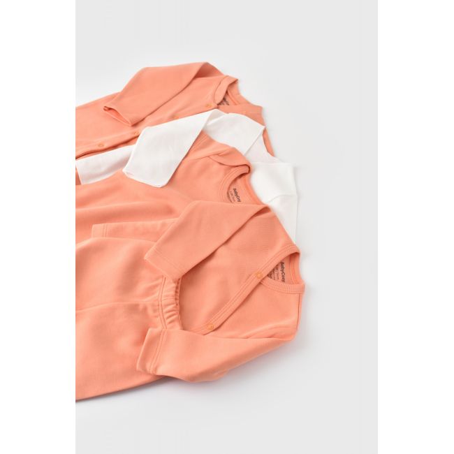 Set de 10 piese pentru nou nascut - 100% bumbac organic - Roz, Baby Cosy JEMBC-CSY5108
