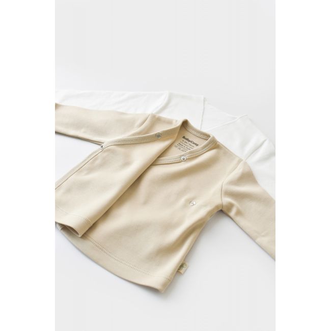 Set de 5 piese pentru nou nascut - 100% bumbac organic - Crem, Baby Cosy JEMBC-CSY5503