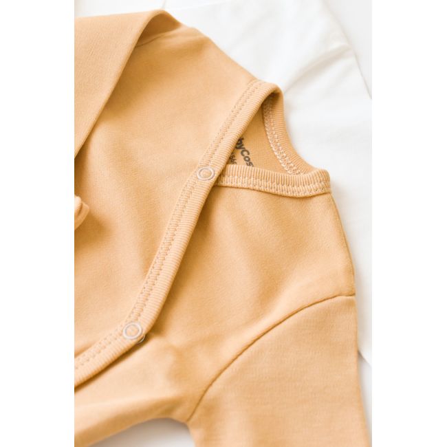 Set de 5 piese pentru nou nascut - 100% bumbac organic - Mustar, Baby Cosy JEMBC-CSY5506