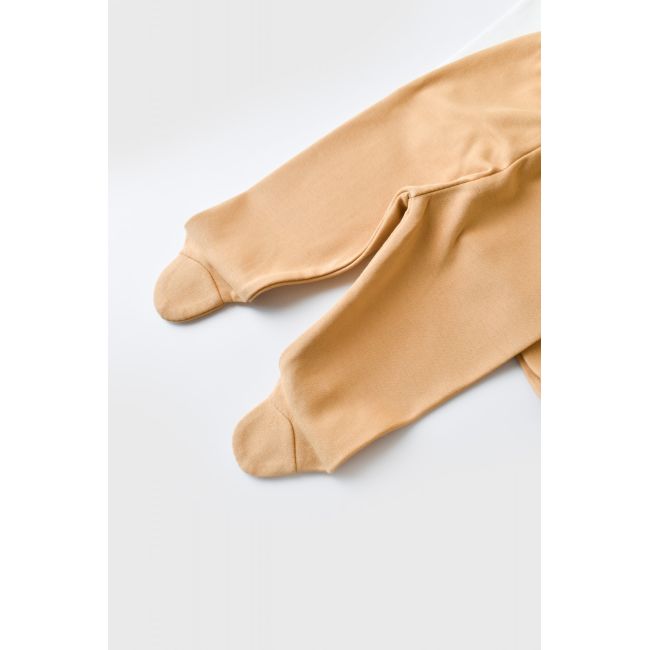 Set de 5 piese pentru nou nascut - 100% bumbac organic - Mustar, Baby Cosy JEMBC-CSY5506